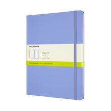 Moleskine Extra Large Plain Hardcover Notebook : Hydrangea Blue