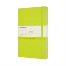 Moleskine Large Plain Hardcover Notebook : Lemon Green