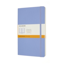 Moleskine Large Ruled Softcover Notebook : Hydrangea Blue