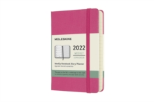 Moleskine 2022 12-Month Weekly Pocket Hardcover Notebook : Bougainvillea Pink