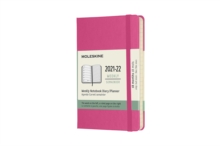 Moleskine 2022 18-Month Weekly Pocket Hardcover Notebook : Bougainvillea Pink