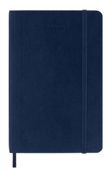 Moleskine 2025 12-Month Weekly Pocket Softcover Notebook: Sapphire Blue