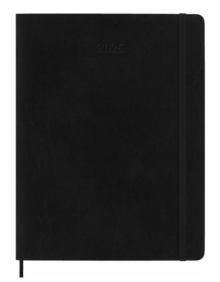 Moleskine 2025 12-Month Weekly XL Softcover Notebook: Black