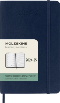 Moleskine 2025 18-Month Weekly Pocket Softcover Notebook: Sapphire Blue