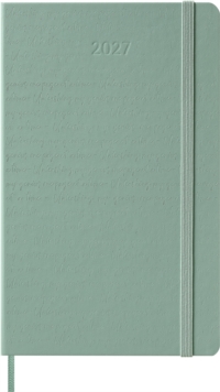 Moleskine Classic 12 Month 2027 Weekly Planner, Hard Cover, Large (5" x 8.25"), Sage Green, 144 pages