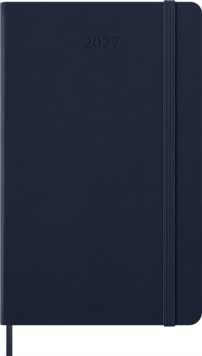 Moleskine 2027 12Month Daily Large Hardcover Notebook Sapphire Blue