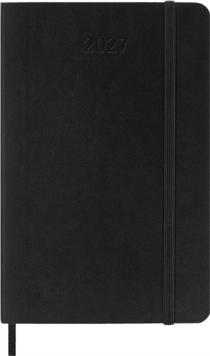 Moleskine 2027 12Month Daily Pocket Softcover Notebook Black