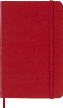 Moleskine 2027 12Month Weekly Pocket Hardcover Notebook Scarlet Red