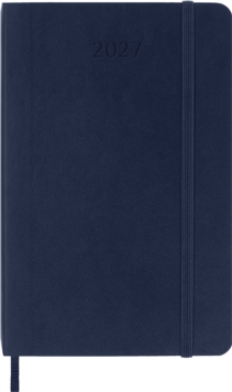 Moleskine Classic 12 Month 2027 Weekly, Soft Cover, Pocket (3.5" x 5.5"), Sapphire Blue, 144 pages