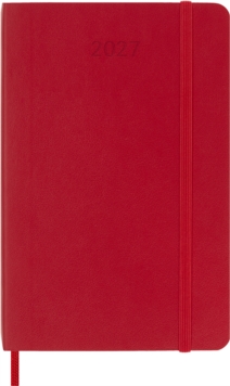 Moleskine 2027 12Month Weekly Pocket Softcover Notebook Scarlet Red