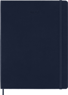 Classic 12 Month 2027 Weekly Planner, Hard Cover, Xl (7.5" X 9.75"), Sapphire Blue, 144 Pages Moleskine