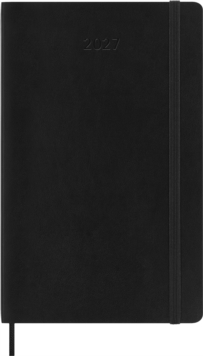 Moleskine 2027 12Month Weekly Horizontal Large Softcover Notebook Black