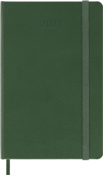 Moleskine 2027 12Month Weekly Pocket Hardcover Notebook Myrtle Green