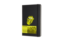 Moleskine Rolling Stones Limited Edition Black Large Ruled Notebook Hard, Paperback Book Moleskine Rolling Stones Limited Edition Black Large Ruled Notebook Hard, Paperback Book