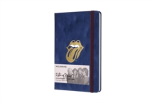 Moleskine Rolling Stones Limited Edition Flock Large Ruled Notebook Hard, Paperback Book Moleskine Rolling Stones Limited Edition Flock Large Ruled Notebook Hard, Paperback Book
