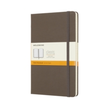 Moleskine Earth Brown Notebook Large Ruled Hard, Paperback Book Moleskine Earth Brown Notebook Large Ruled Hard, Paperback Book