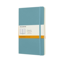 Moleskine Reef Blue Notebook Large Ruled Soft, Paperback Book Moleskine Reef Blue Notebook Large Ruled Soft, Paperback Book