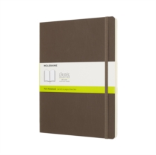 Moleskine Earth Brown Notebook Extra Large Plain Soft, Paperback Book Moleskine Earth Brown Notebook Extra Large Plain Soft, Paperback Book