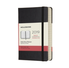 2019 Moleskine Notebook Black Pocket Daily 12-month Diary Hard, Paperback Book 2019 Moleskine Notebook Black Pocket Daily 12-month Diary Hard, Paperback Book