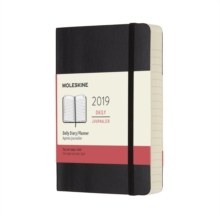 2019 Moleskine Black Pocket Daily 12-month Diary Soft, Paperback Book 2019 Moleskine Black Pocket Daily 12-month Diary Soft, Paperback Book