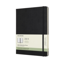 2019 Moleskine Notebook Black Extra Large Weekly 18-month Diary Hard (July 2018 to December 2019), Paperback Book 2019 Moleskine Notebook Black Extra Large Weekly 18-month Diary Hard (July 2018 to December 2019), Paperback Book
