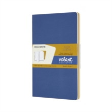 Moleskine Volant Journals Large Plain Forget.Blue Amber.Yellow