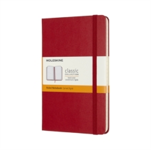 Moleskine Medium Ruled Hardcover Notebook : Scarlet