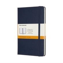 Moleskine Medium Ruled Hardcover Notebook : Sapphire Blue