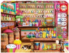 Educa Borras - Candy Shop 1000 piece Jigsaw Puzzle, Jigsaw Book Educa Borras - Candy Shop 1000 piece Jigsaw Puzzle, Jigsaw Book