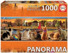 Educa Borras - Cats on the Quay 1000 piece Panorama Jigsaw Puzzle, General merchandize Book Educa Borras - Cats on the Quay 1000 piece Panorama Jigsaw Puzzle, General merchandize Book
