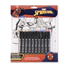 SPIDERMAN COLOUR BY NUMBERS ACTIVITY SET