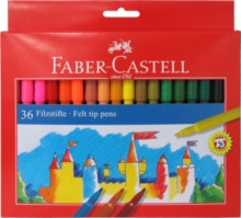 Faber Castell Fibre Pens Pack of 36, Book Faber Castell Fibre Pens Pack of 36, Book