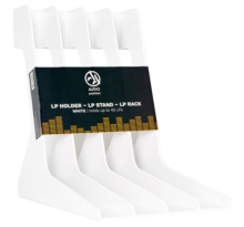 LP Holder LP Stand LP Rack Shaped Hips Plastic White Solid
