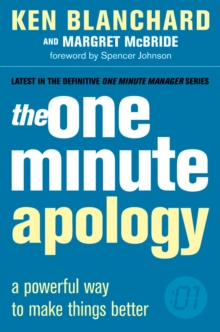 The One Minute Apology, Paperback / softback Book The One Minute Apology, Paperback / softback Book