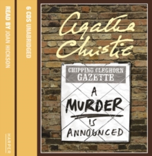 Murder is Announced CD, CD-Audio Book Murder is Announced CD, CD-Audio Book