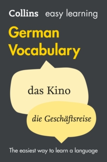 Easy Learning German Vocabulary : Trusted Support for Learning