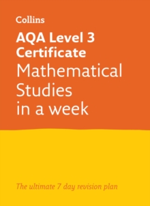 AQA Level 3 Certificate Mathematical Studies: In a Week : Ideal for the 2026 and 2027 Exams