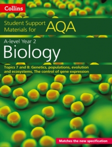 AQA A Level Biology Year 2 Topics 7 and 8, Paperback Book AQA A Level Biology Year 2 Topics 7 and 8, Paperback Book