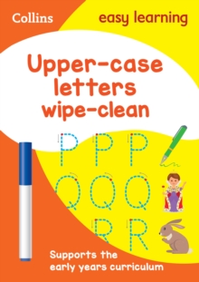 Upper Case Letters Age 3-5 Wipe Clean Activity Book : Ideal for Home Learning