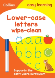 Lower Case Letters Age 3-5 Wipe Clean Activity Book : Ideal For Home Learning