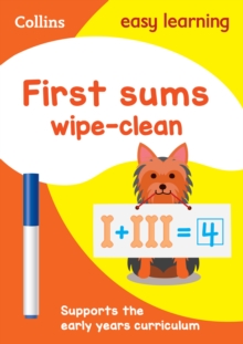 First Sums Age 3-5 Wipe Clean Activity Book : Ideal for Home Learning