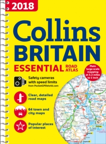 2018 Collins Essential Road Atlas Britain, Spiral bound Book 2018 Collins Essential Road Atlas Britain, Spiral bound Book