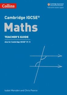 Cambridge IGCSE (R) Maths Teacher's Guide, Paperback Book Cambridge IGCSE (R) Maths Teacher's Guide, Paperback Book