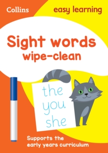 Sight Words Age 3-5 Wipe Clean Activity Book : Prepare for Preschool with Easy Home Learning, Other book format Book Sight Words Age 3-5 Wipe Clean Activity Book : Prepare for Preschool with Easy Home Learning, Other book format Book