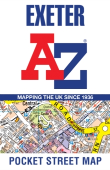 Exeter A-Z Pocket Street Map, Sheet map, folded Book Exeter A-Z Pocket Street Map, Sheet map, folded Book