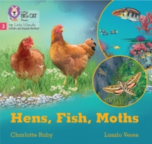 Hens, Fish, Moths : Phase 2 Set 5 Blending Practice