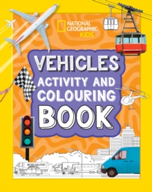 Vehicles Activity and Colouring Book