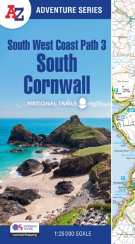 South West Coast Path 3  South Cornwall : With Ordnance Survey Mapping