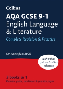 AQA GCSE 9-1 English Language and Literature Complete Revision & Practice : Ideal for the 2027 and 2028 Exams Includes Online Edition, Quizzes and Video Solutions