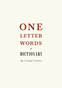 One-Letter Words, a Dictionary